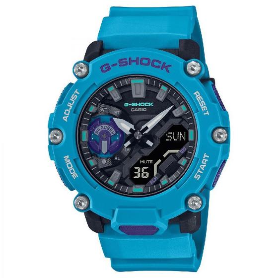 Relógio Masculino Casio G-Shock Anadigi Carbon Core Guard GA-2200-2ADR Prova D'Água Menor preço em Relógio Masculino Casio G-Shock Anadigi Carbon Core Guard GA-2200-2ADR Prova D'Água