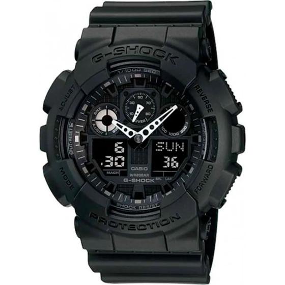 Menor preço em Relógio Masculino Casio G-Shock Anadigi Prova DAgua 200 metros GA-100-1A1DR