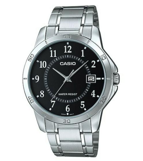 Imagem de Relógio Masculino Casio Mtp-V004D 1Bu Aço Prata Analógico