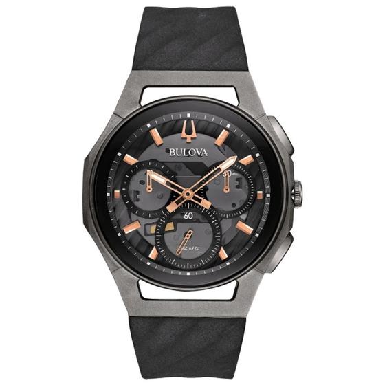 Imagem de Relógio Masculino Curv Titânio Bulova Preto  98A162