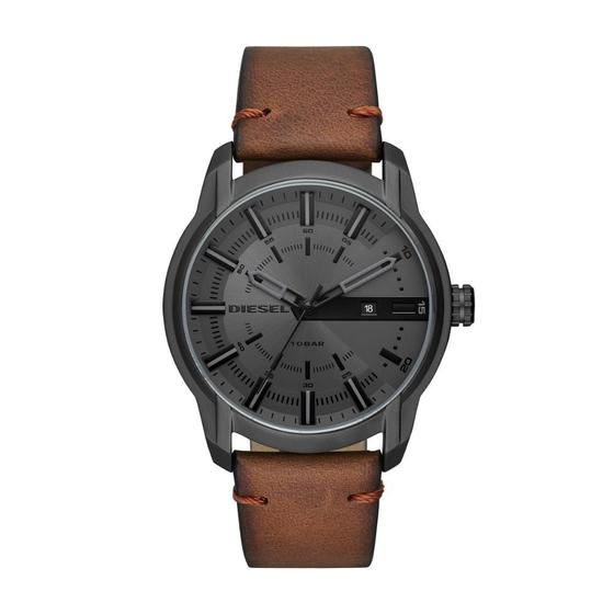 Relógio Masculino Diesel DZ1869/0MI 44mm Couro Marrom Menor preço em Relógio Masculino Diesel DZ1869/0MI 44mm Couro Marrom