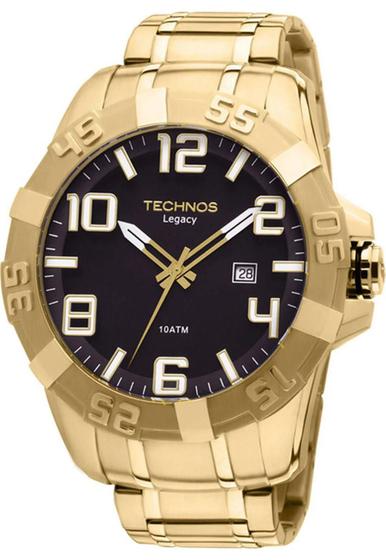 Imagem de Relógio masculino dourado technos Legacy original 2315aba/4p