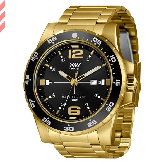 Imagem de Relogio Masculino Dourado X-Watch XMGS1036 P2KX