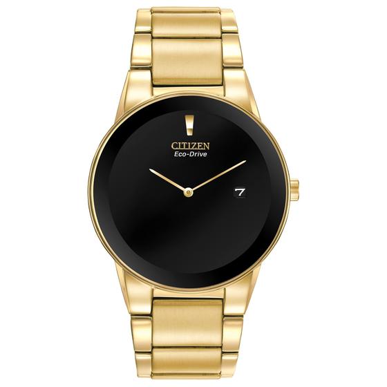 Imagem de Relógio Masculino Eco-Drive Moderno Axiom em Gold-tone Citizen