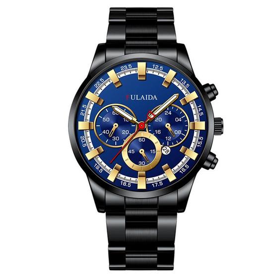 Imagem de Relógio Masculino Fulaida Quartz 42mm - Elegante e Confiável