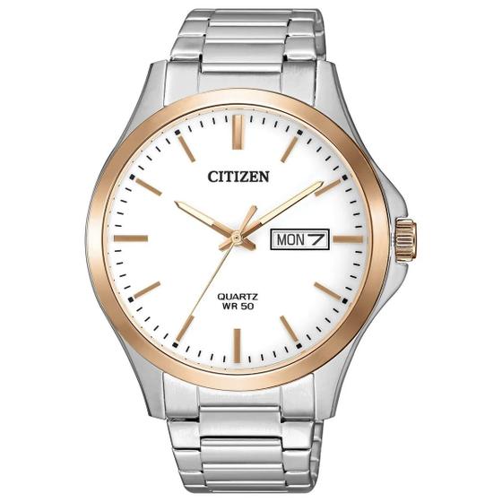 Relogio Masculino Luxo Citizen TZ20822S Prata e Dourado Menor preço em Relogio Masculino Luxo Citizen TZ20822S Prata e Dourado