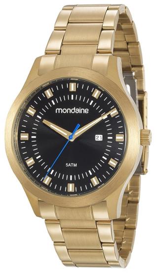 Imagem de Relógio Masculino Mondaine 99182GPMVDA1 44 mm Pulseria Aço Dourada