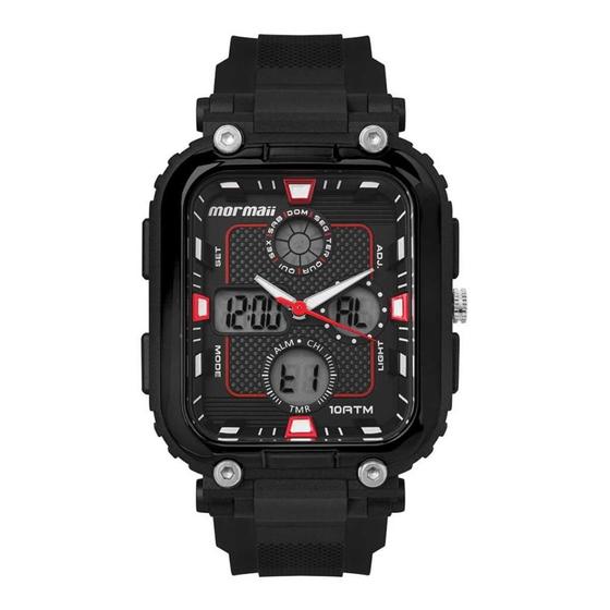 Imagem de Relógio Masculino Mormaii Force AnaDigi MO24200/8R - Preto