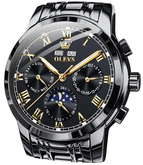 Imagem de Relógio masculino OLEVS Automatic Self-Winding Mechanical Steel