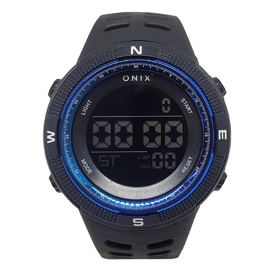 Imagem de Relógio Masculino Onix Digital OX102 Preto e Azul