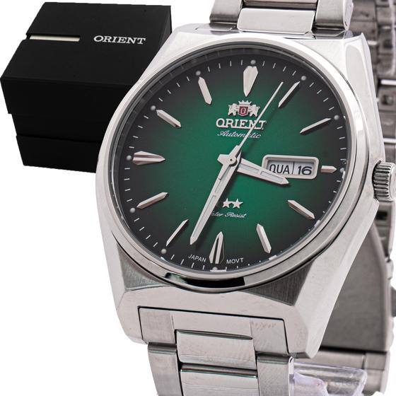 Imagem de Relogio Masculino Orient Automatico Aço Inoxidavel Prata Social Original Resistente a Agua 1 Ano de Garantia ROF49SS013E1SX