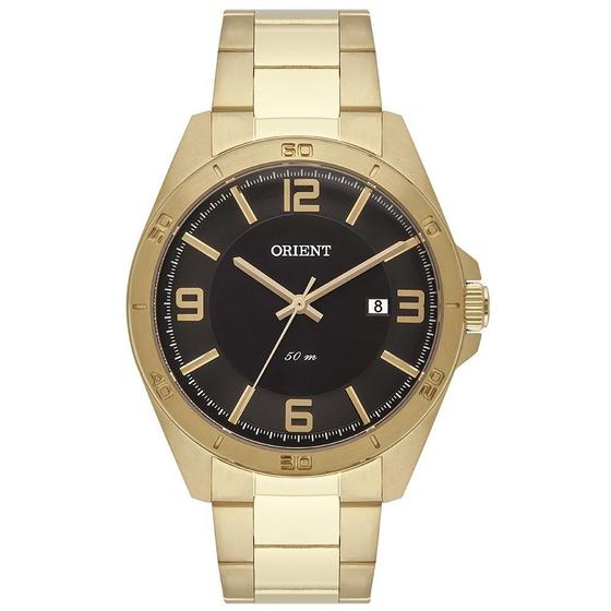 Imagem de Relógio Masculino Orient Dourado Banhado Ouro Mgss1196-G2Kx