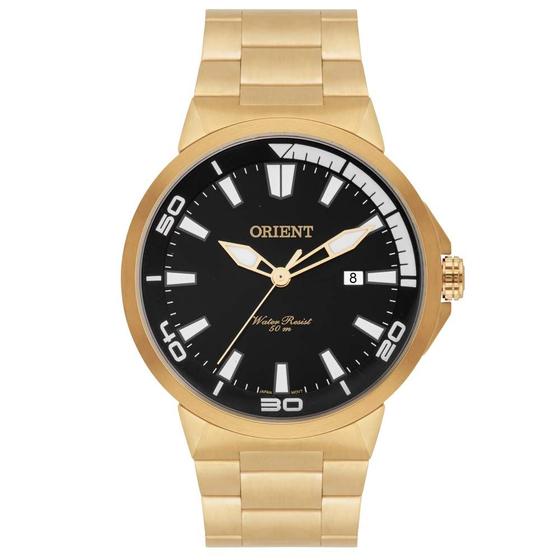 Imagem de Relógio Masculino Orient Dourado Esporte 50 Metros Mgss1104A