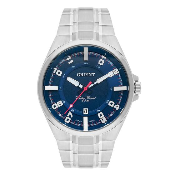 Imagem de Relógio Masculino Orient Prata Com Data Mbss1336 D2Sx