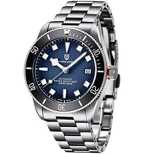 Imagem de Relógio masculino Pagani Design Black Bay 58 automático, relógio masculino casual de negócios, à prova d'água, 100 m, bi