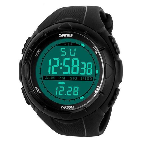 Imagem de Relogio Masculino Skmei Digital Led 1025 Esportivo Preto