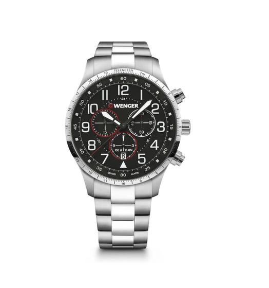 Imagem de Relógio Masculino Suíço Wenger linha Attitude Chrono 44mm 01.1543.120