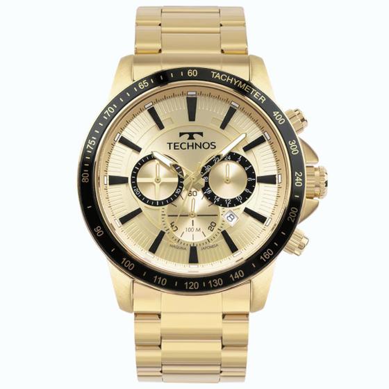 Imagem de Relógio Masculino Technos Analógico Dourado Grandtech JS26AEW/1D