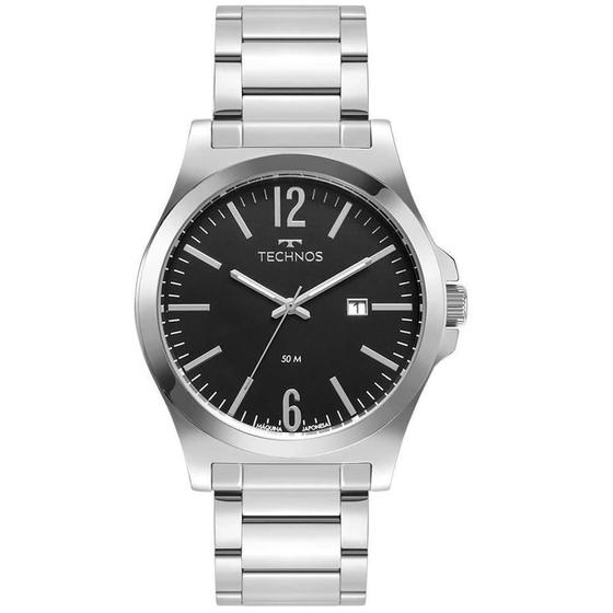 Imagem de Relógio Masculino Technos Classic Steel Prateado 2115Mxq/1P