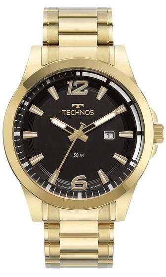 Imagem de Relógio Masculino Technos Dourado Banhado Ouro 2117Ldh1P