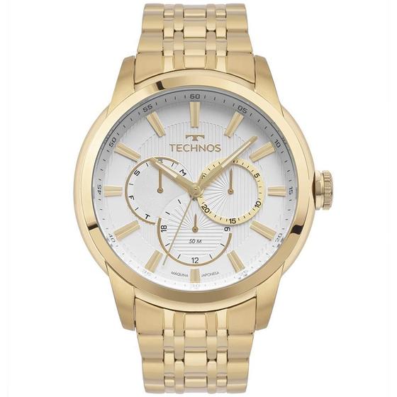 Imagem de Relógio Masculino Technos Grandtech Dourado - 6P79Bq/1K