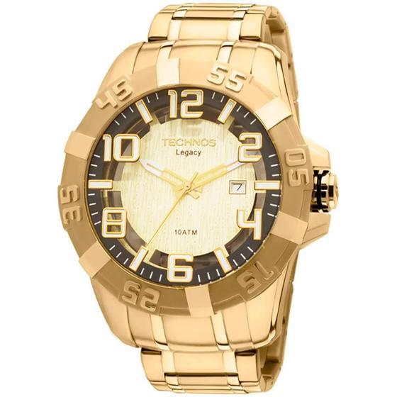 Relógio Masculino Technos Legacy 2315aba/4d 51mm Dourado Menor preço em Relógio Masculino Technos Legacy 2315aba/4d 51mm Dourado