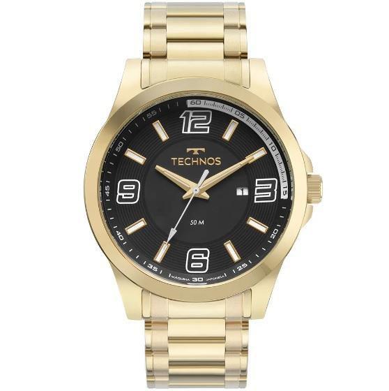 Imagem de Relógio Masculino Technos Racer Analógico Dourado 2115NBA/1D