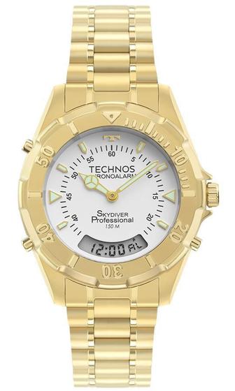 Imagem de Relógio Masculino Technos Skydiver Dourado T20557/49B