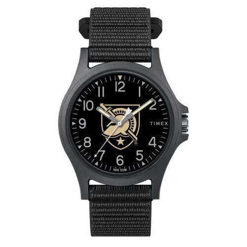 Imagem de Relógio masculino Timex Collegiate Pride 40 mm - Army Black Knights com pulseira preta FastWrap