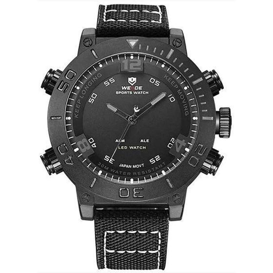 Imagem de Relógio Masculino Weide AnaDigi WH-6103 Preto