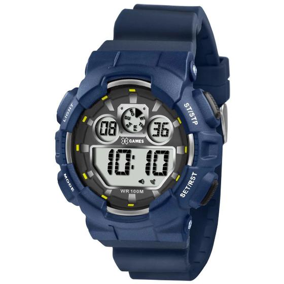 Imagem de Relógio Masculino X-Games XMPPD344-BXDX 50 mm Silicone Azul