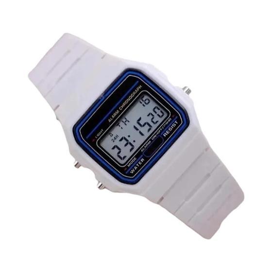 Imagem de Relógio Militar Masculino Digital LED Vintage - Pulseira de Silicone