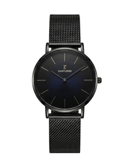 Relógio Minimalista Feminino Essence Full Black Santorini Elegance