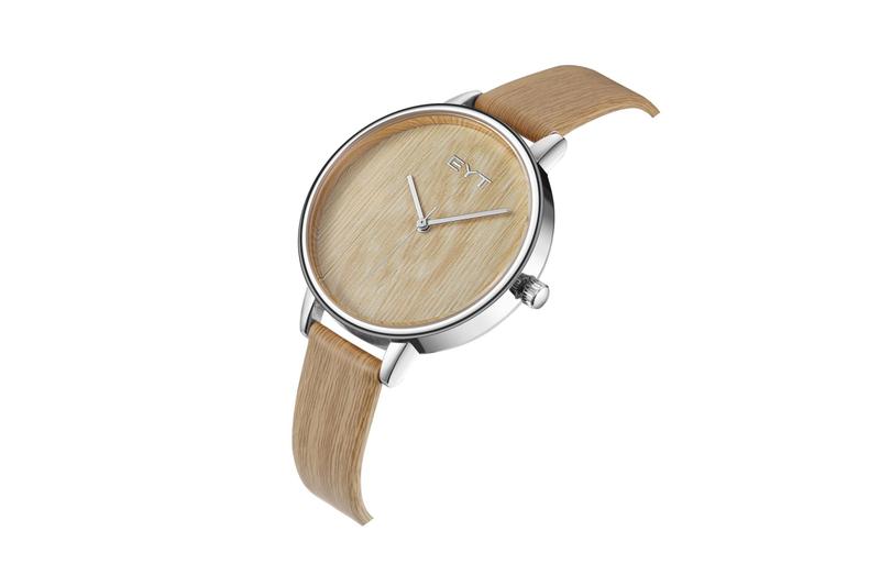 Imagem de Relógio mod k0078l caixa prata, mostrador marrom, pulseira marrom