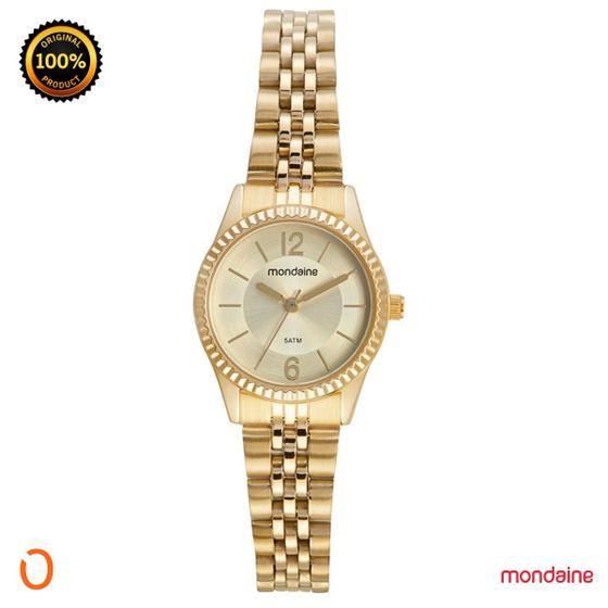 Imagem de Relógio Mondaine Feminino Analógico 32532LPMVDE1 Dourado BS