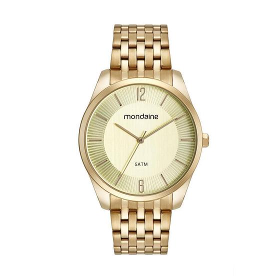 Imagem de Relógio Mondaine Feminino Dourado 40mm Analógico