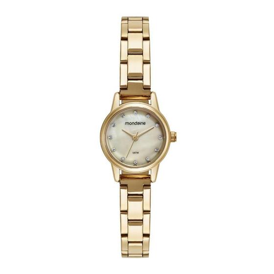 Imagem de Relogio Mondaine Feminino Ref: 32531lpmvde1 Social Dourado