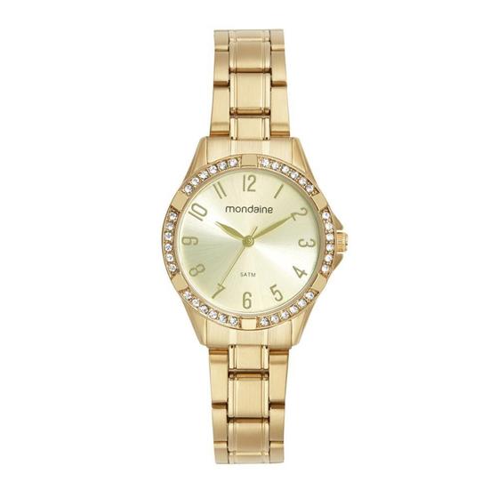 Imagem de Relogio Mondaine Feminino Ref: 32772lpmvde1 Casual Dourado