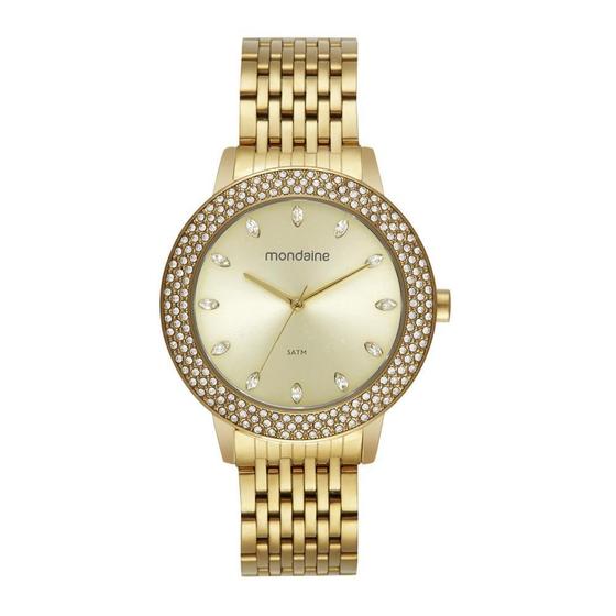 Imagem de Relogio Mondaine Feminino Ref: 32829Lpmvde1 Fashion Dourado