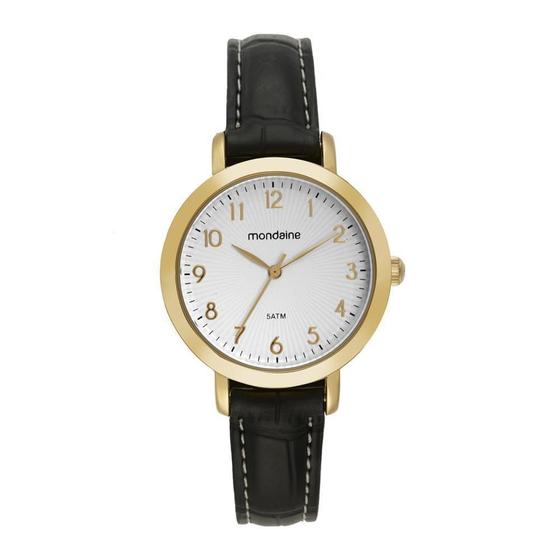 Imagem de Relogio Mondaine Feminino Ref: 99756Lpmvdh1 Casual Dourado