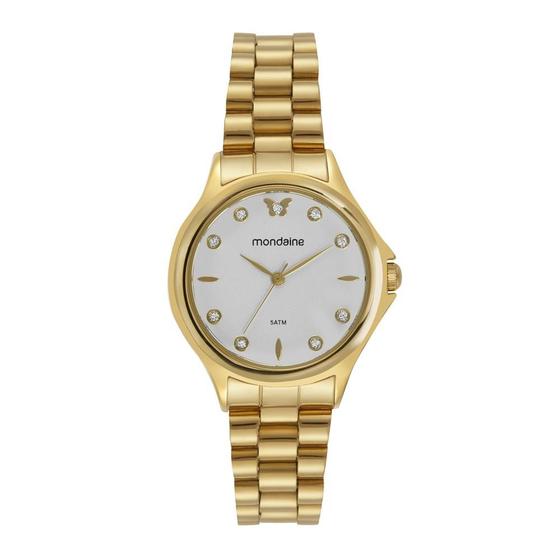 Imagem de Relogio Mondaine Feminino Ref: 99760lpmvde1 Casual Dourado