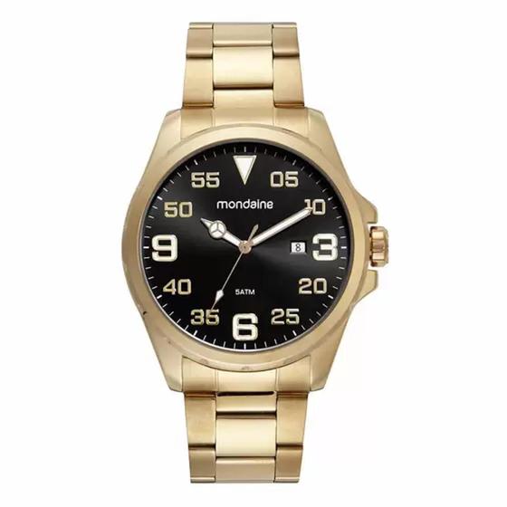 Imagem de Relogio Mondaine Masculino 32539gpmvde1 Casual Dourado