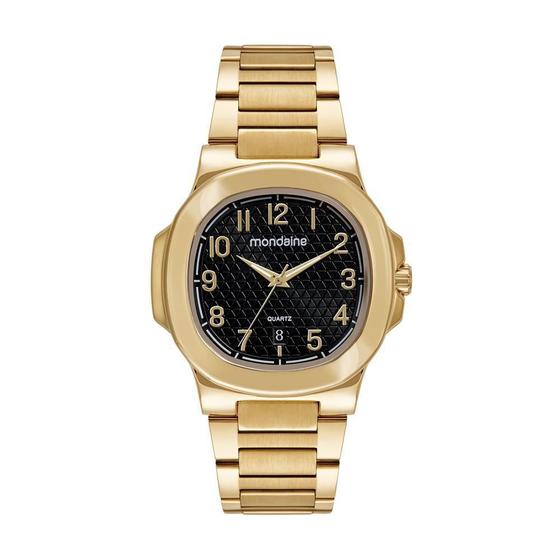 Imagem de Relógio Mondaine Masculino 32568gpmvde1 Casual Dourado 45mm