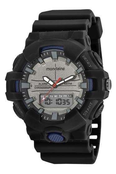 Imagem de Relógio Mondaine Masculino 85009G0Mvnp1 Preto E Cinza