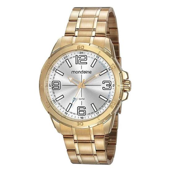 Imagem de Relógio Mondaine Masculino Dourado Original 53832GPMVDE2