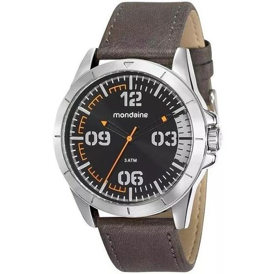 Relógio Mondaine Masculino Prata/Marrom 76702G0Mvnh3 Menor preço em Relógio Mondaine Masculino Prata/Marrom 76702G0Mvnh3