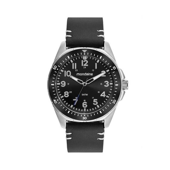 Imagem de Relógio Mondaine Masculino Prateado 48mm