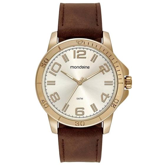 Imagem de Relogio Mondaine Masculino Ref: 99524Gpmvdh4 Casual Dourado