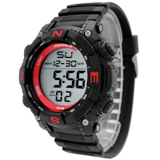 Imagem de Relógio Mondaine Original De Pulso Masculino Modelo Digital Esportivo Resistente à água em 5ATM