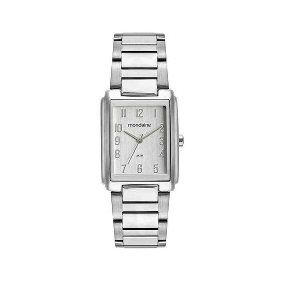 Relógio Mondaine Prata Feminino - À prova d'água 30m Imagem de Relógio Mondaine Prata Feminino - À prova d'água 30m